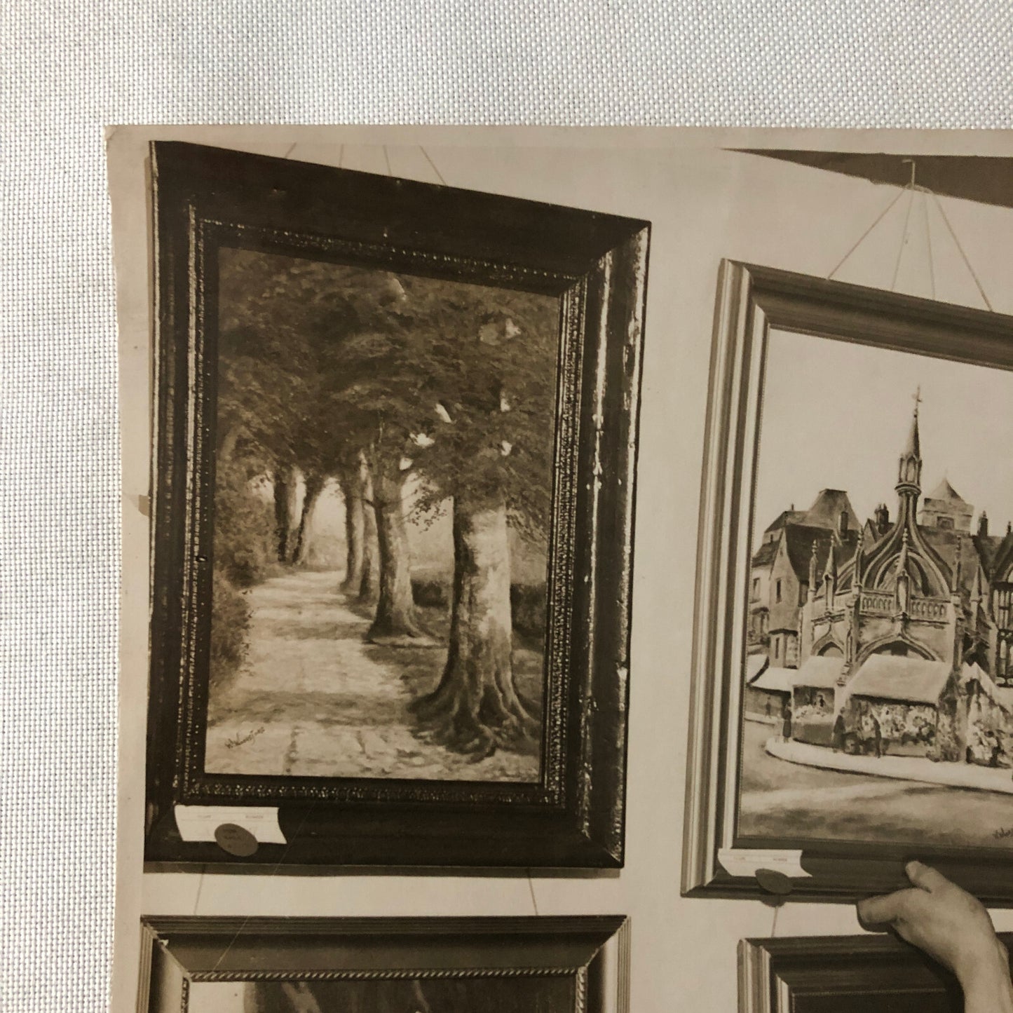 Vintage Press Photo Photograph Great Western Railway Art Painting Exhibit 1933