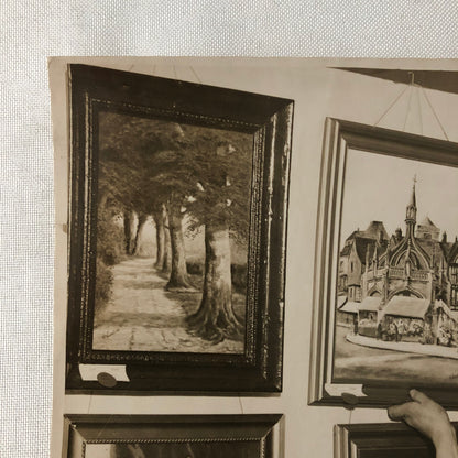 Vintage Press Photo Photograph Great Western Railway Art Painting Exhibit 1933