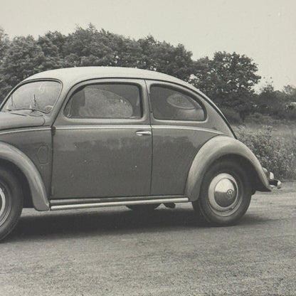Vintage Volkswagen Beetle Coupe VW Automobile Photo Photograph Print