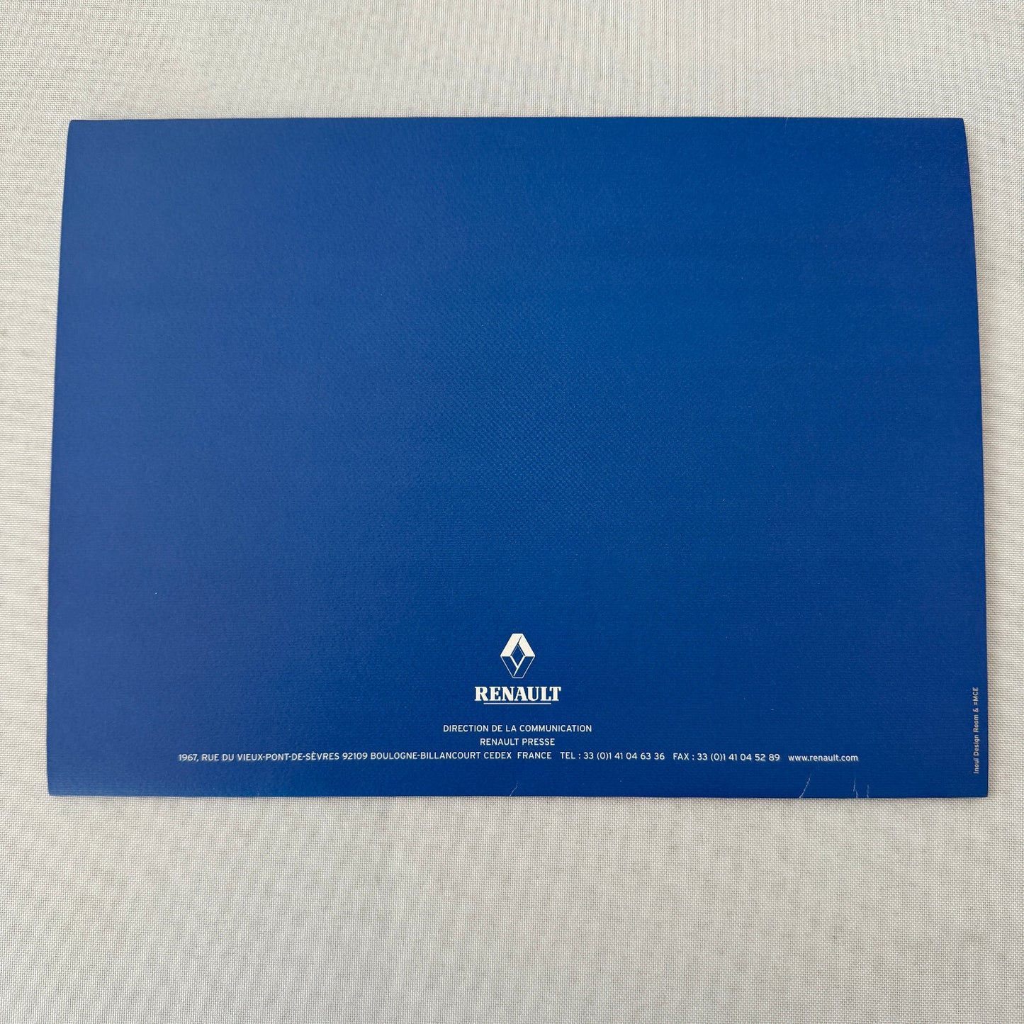 2000 Renault Next Factory Brochure Magazine German Text Concept Cars