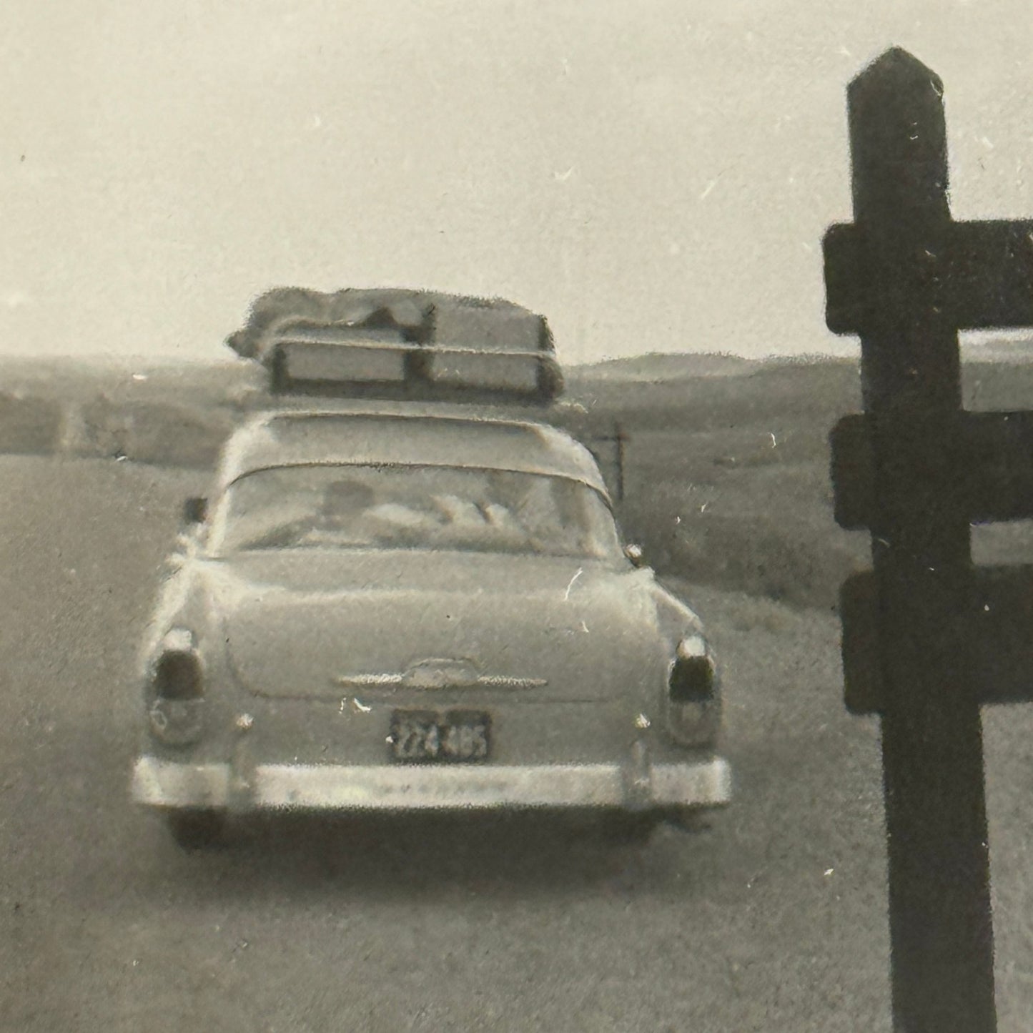 Vintage Automobile Photo Photograph Print Snapshot Car Welcome to Montana