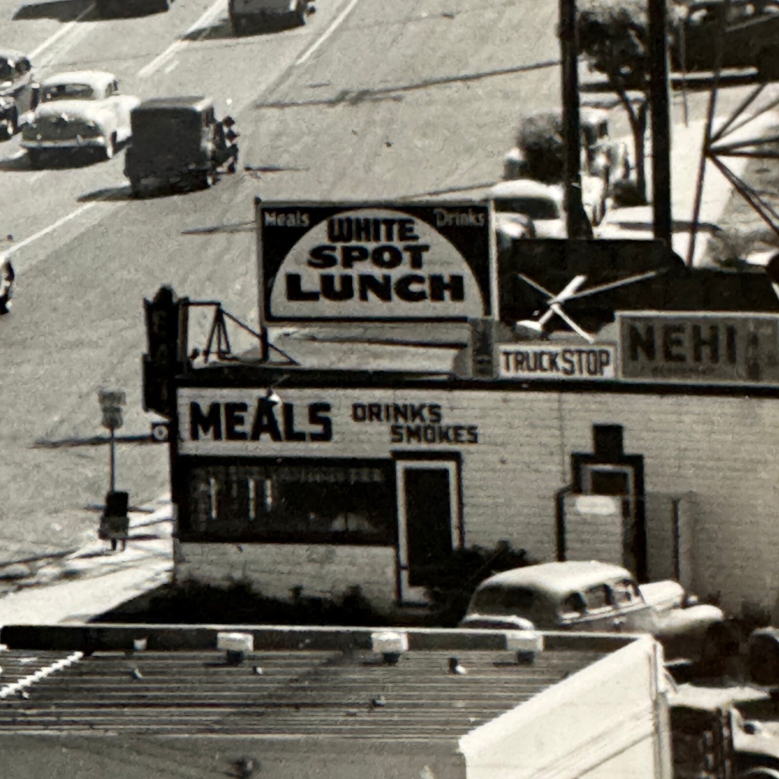 Vintage Cars on California Highway Photo Photograph Print Associated Press