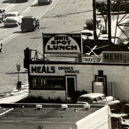Vintage Cars on California Highway Photo Photograph Print Associated Press