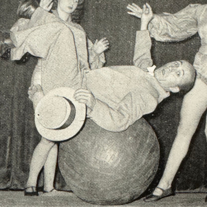 Circus Advertising Flyer Balancing Act Vintage European