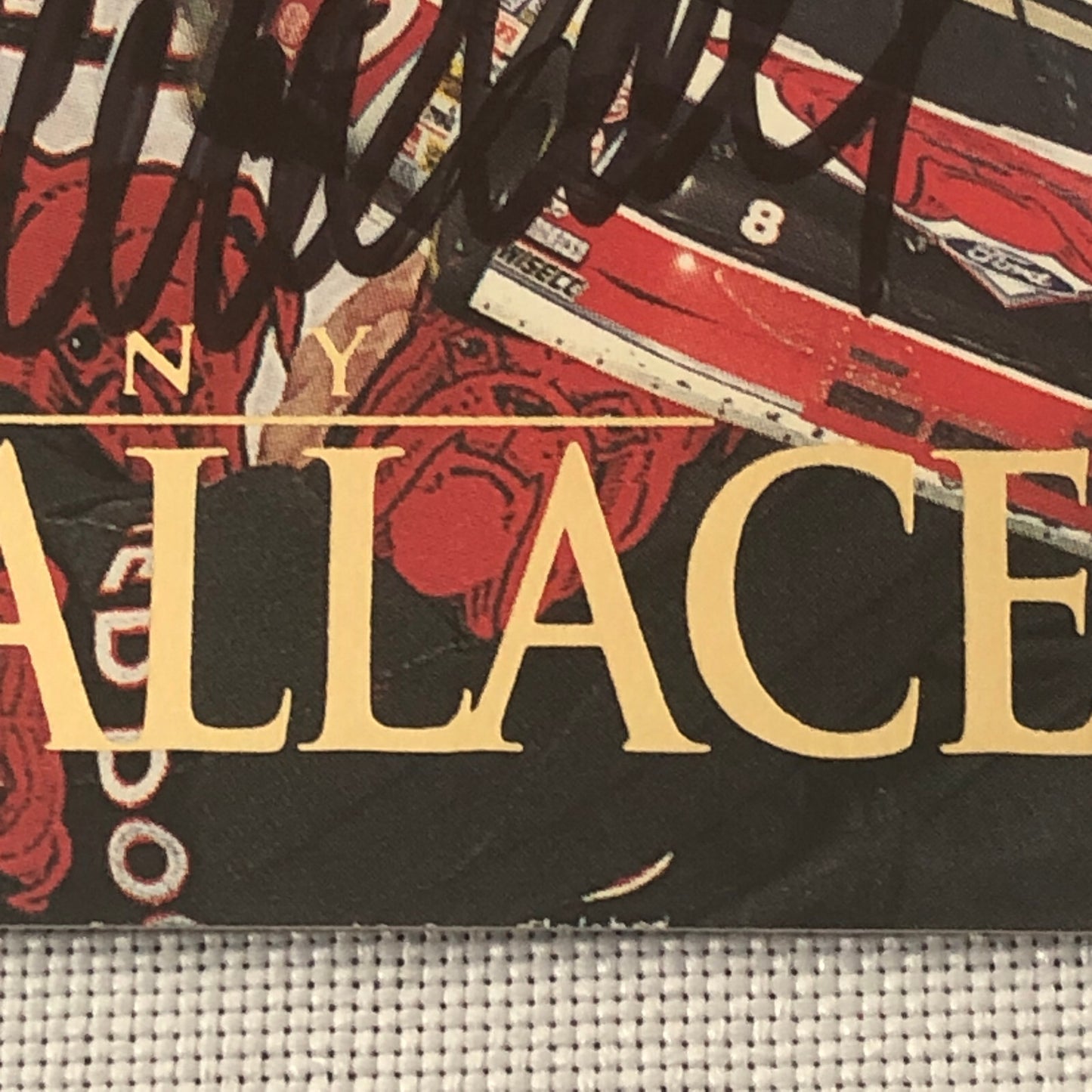 1995 Press Pass Kenny Wallace Auto Autograph Signature Signed Card NASCAR