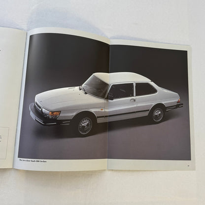 Vintage Saab 900 900i Car Sales Brochure Catalog Saab 1986 1987