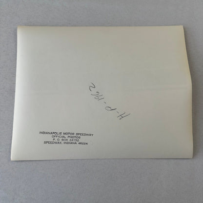 Vintage Indy 500 Racing Photo 1962 Studebaker Official Pace Car Photograph