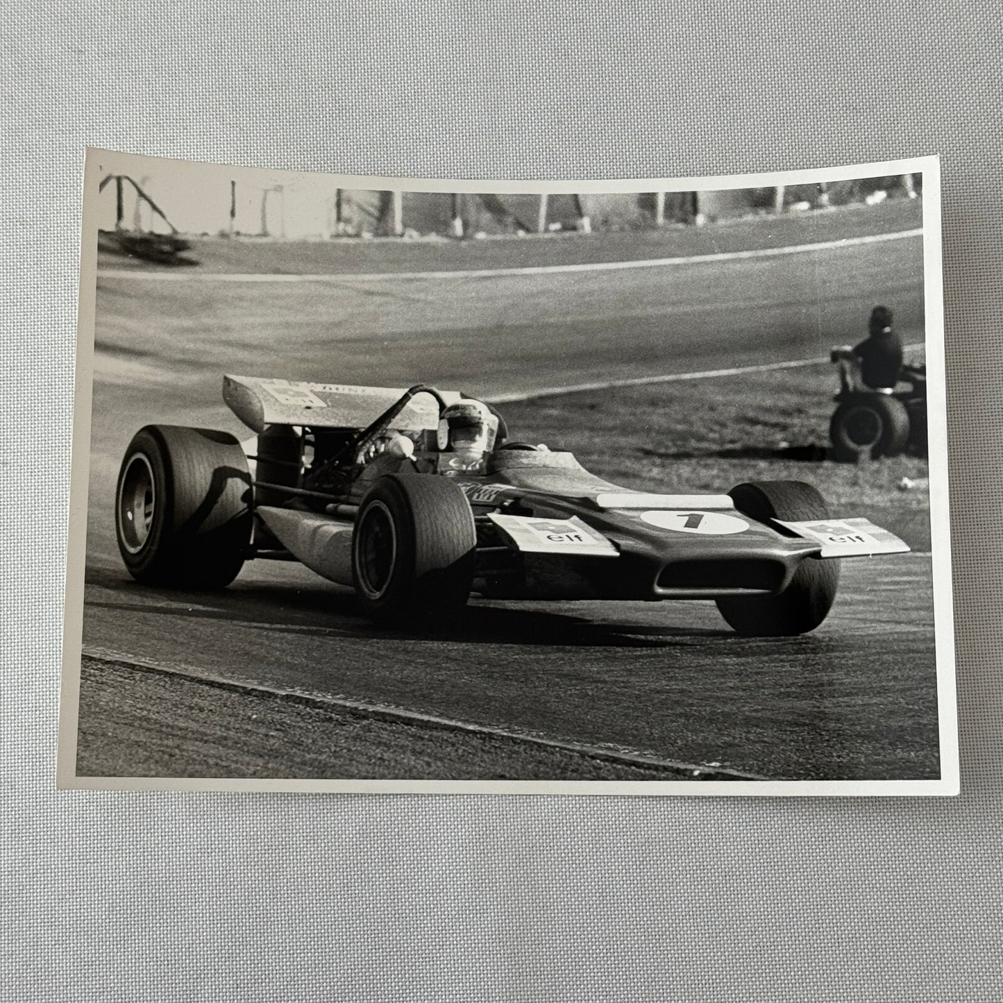 Vintage ELF Racing Car Photo Photograph Print Foto Hruby Germany