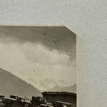 Vintage Car Automobile Photo Photograph Print Italian Italy