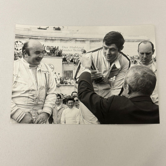 Vintage Racing Photo Brian Redman David Piper Dick Attwood 1968 Photograph