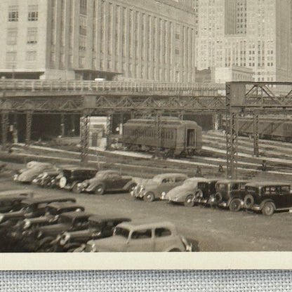 Vintage Train Photo Photograph Railroad Railway Rail Cars