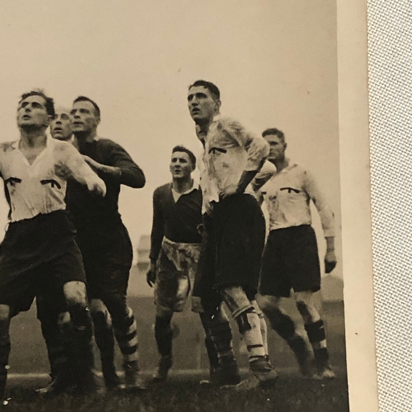 Press Photo Photograph Rugby Match Police Officers vs Medical Students London