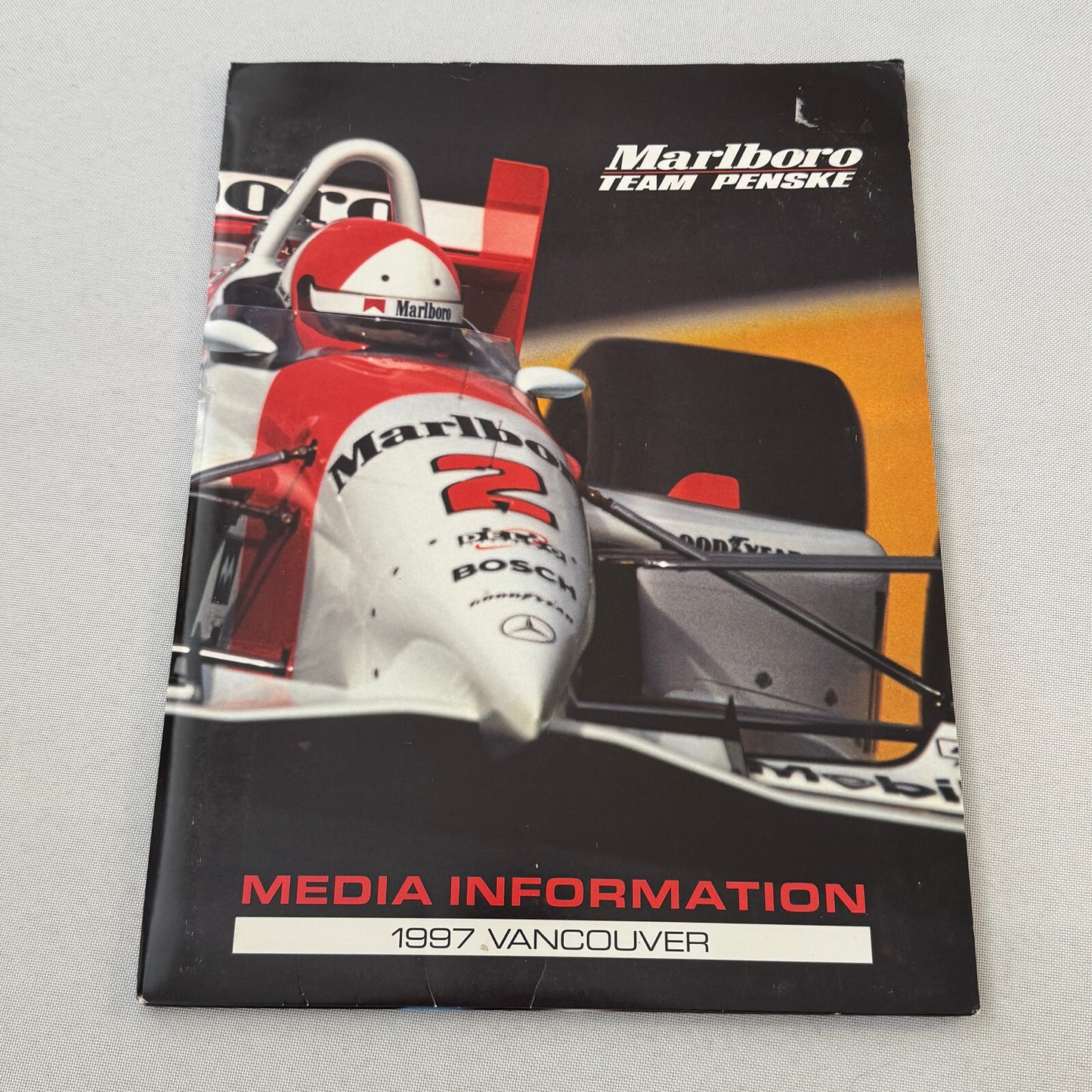 1997 CART Marlboro Team Penske Racing Press Kit Paul Tracy Al Unser Jr