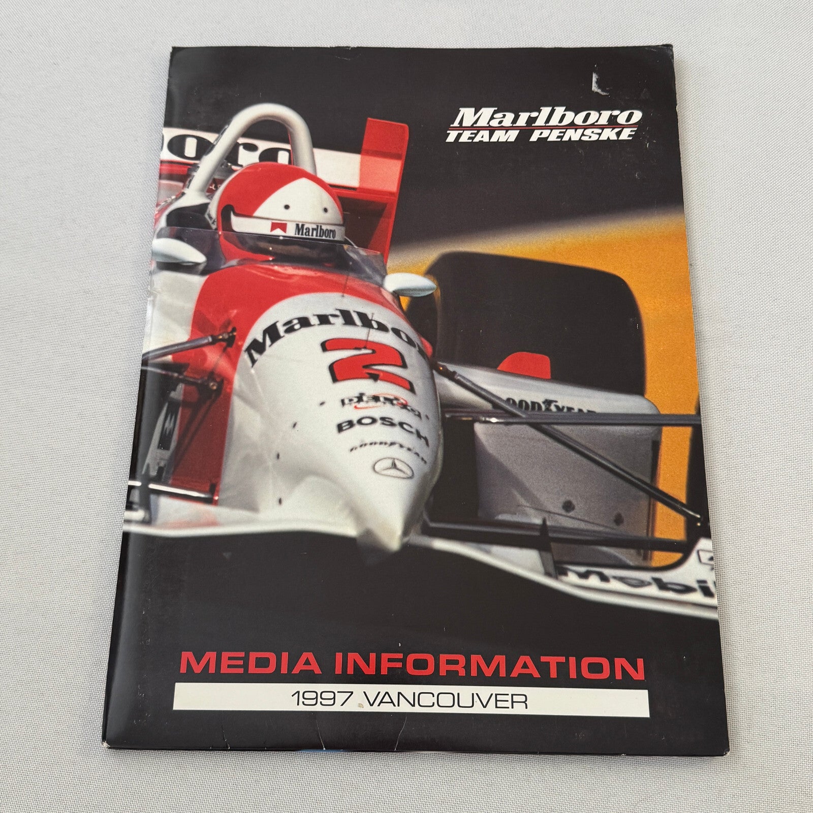 1997 CART Marlboro Team Penske Racing Press Kit Paul Tracy Al Unser Jr