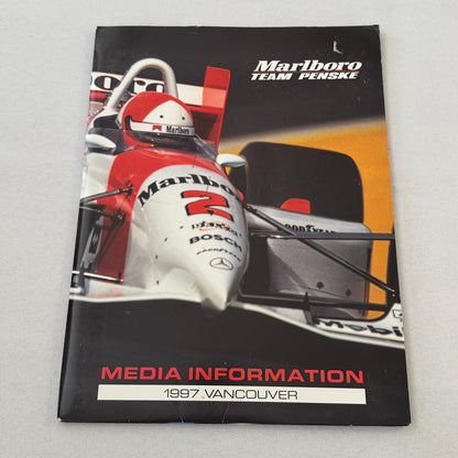 1997 CART Marlboro Team Penske Racing Press Kit Paul Tracy Al Unser Jr