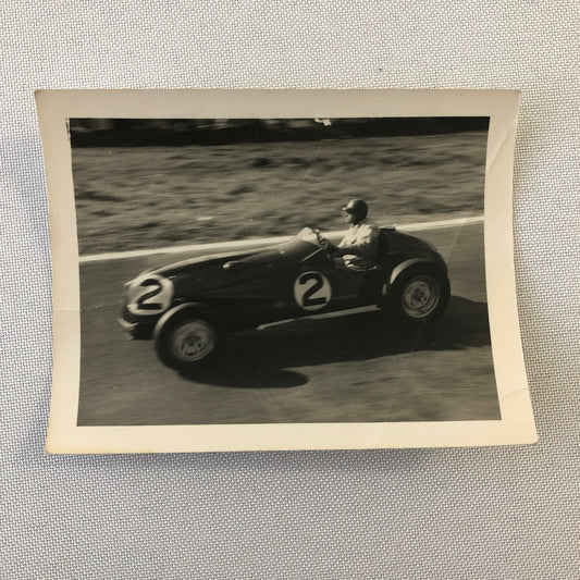 Vintage Car Racing Photo Photograph - Crystal Palace Cooper Bristol Car 