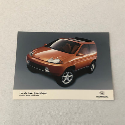 Honda J-WJ Concept Car Prototype Factory Press Photo Photograph Lot 2x 1998