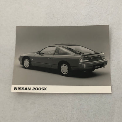 Nissan 200SX Sports Car Factory Press Photo Photograph Lot of 2 Nissan 200 SX