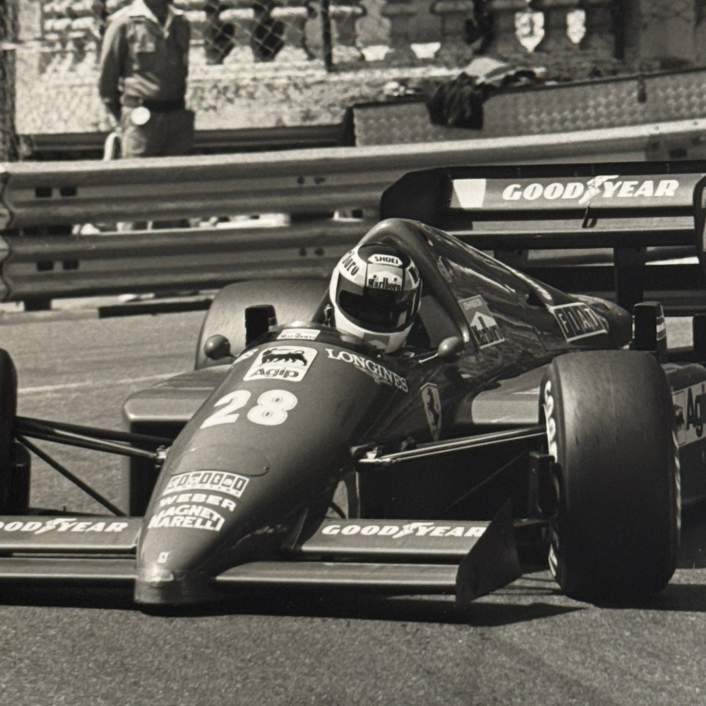 Vintage Ferrari Formula One F1 Racing Photo Photograph Gerhard Berger