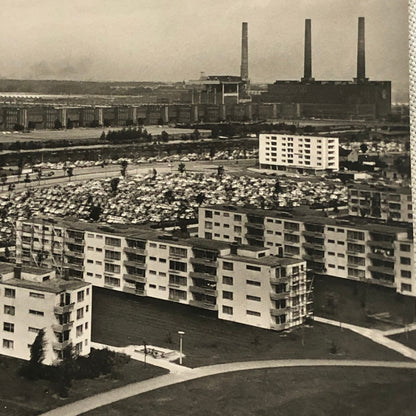 Volkswagen VW Factory Press Photo Photograph Print 1961
