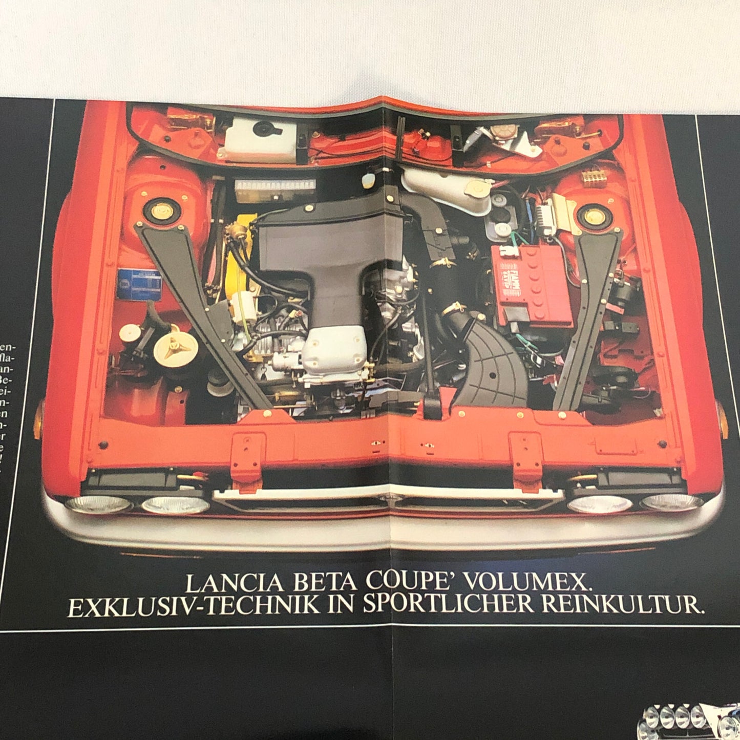 Lancia Beta Coupe Car Sales Brochure Catalog German Text