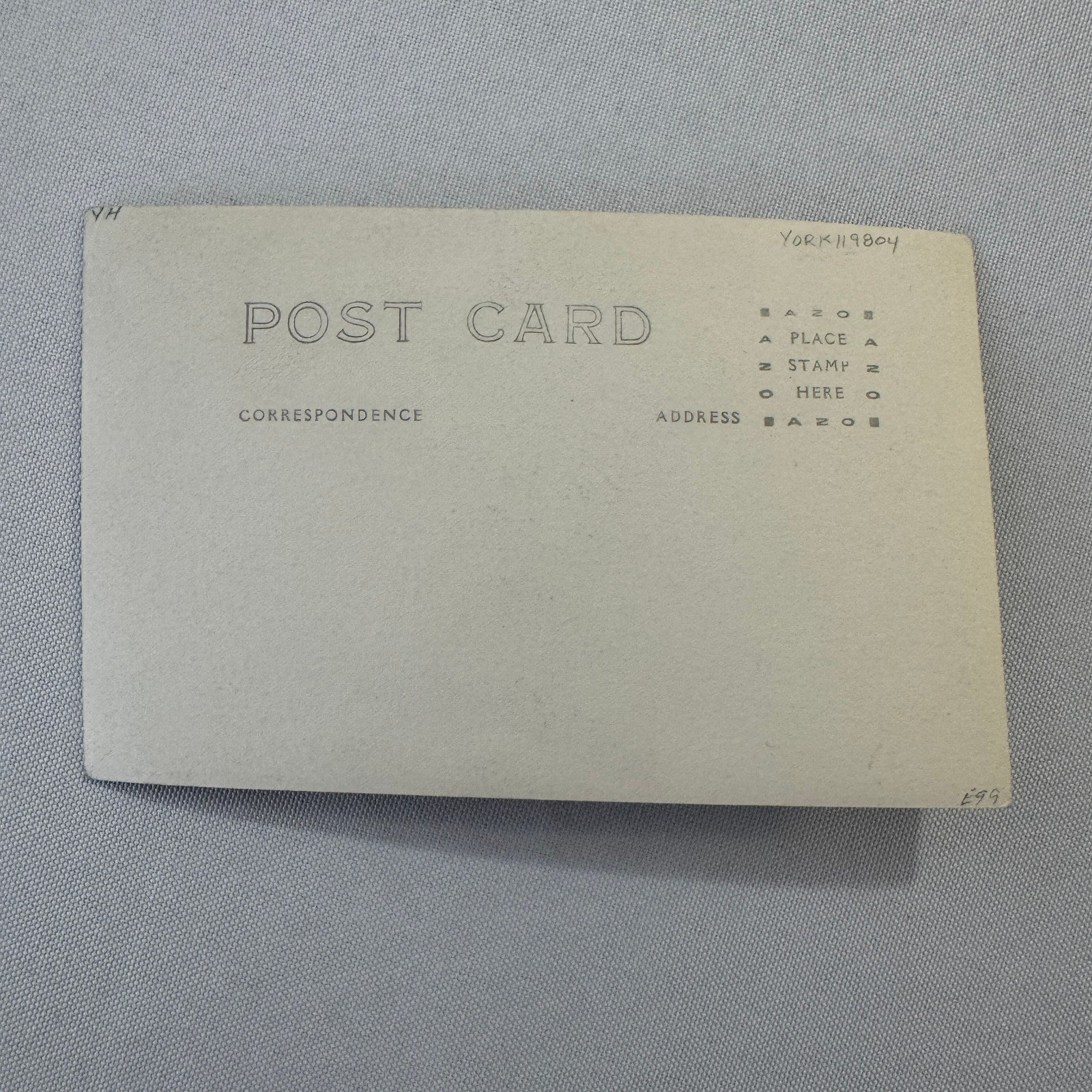 1927 Antique Hockey RPPC Real Photo Postcard Post Card Amateur Goalie Signed