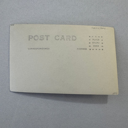 1927 Antique Hockey RPPC Real Photo Postcard Post Card Amateur Goalie Signed