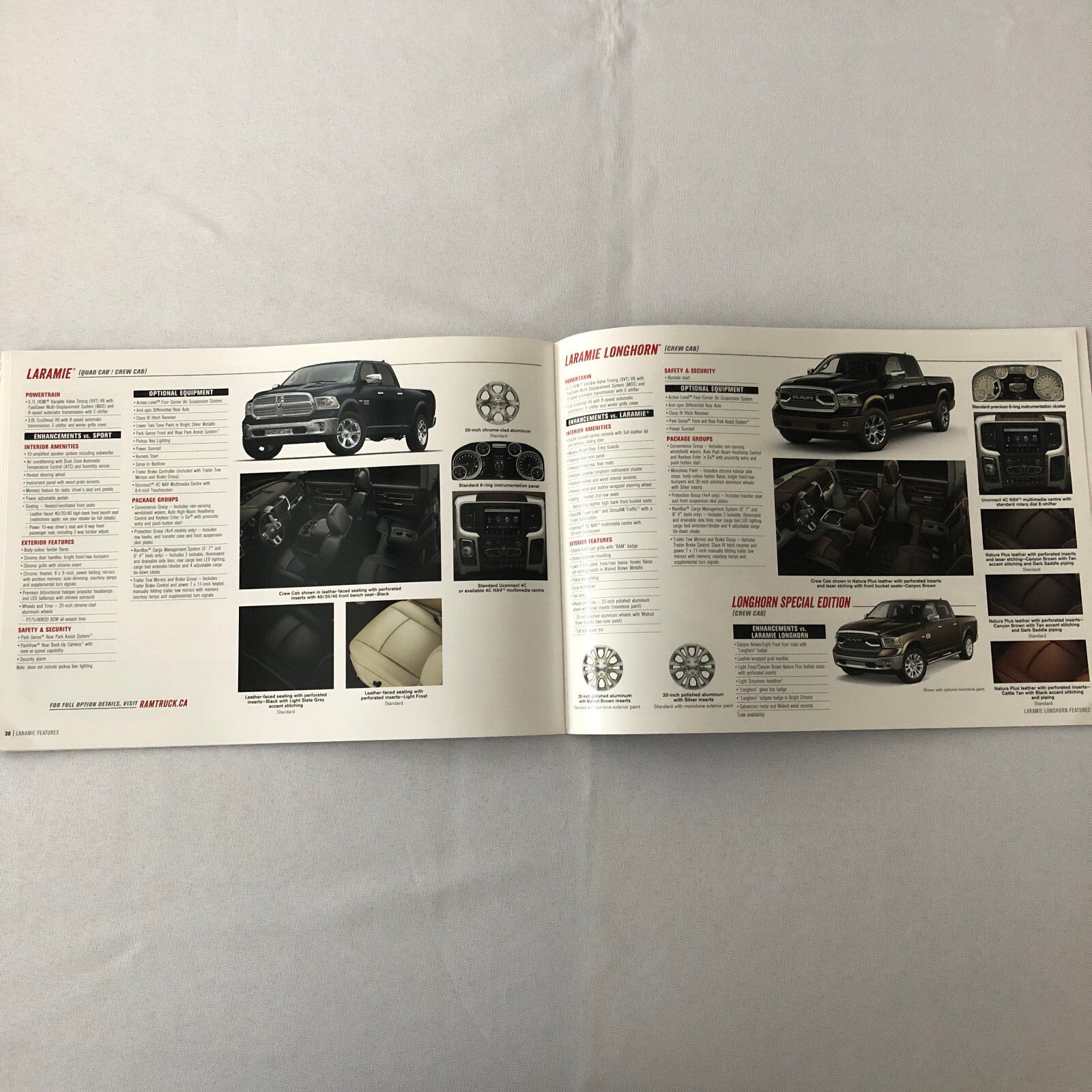 2018 Dodge Ram Pickup Truck Sales Brochure Catalog Big Horn Harvest Rebel ST +