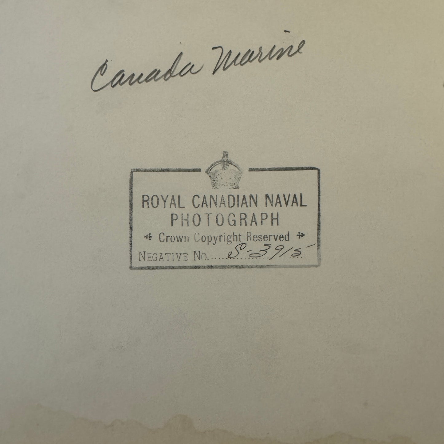 Royal Canadian Navy Military Ship Photo Photograph Vintage Destroyer Haida