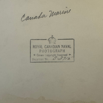 Royal Canadian Navy Military Ship Photo Photograph Vintage Destroyer Haida