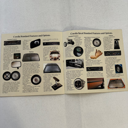 1980 Toyota Corolla Car Sales Brochure Catalog Tercel SR-5 SR5 Sport Coupe