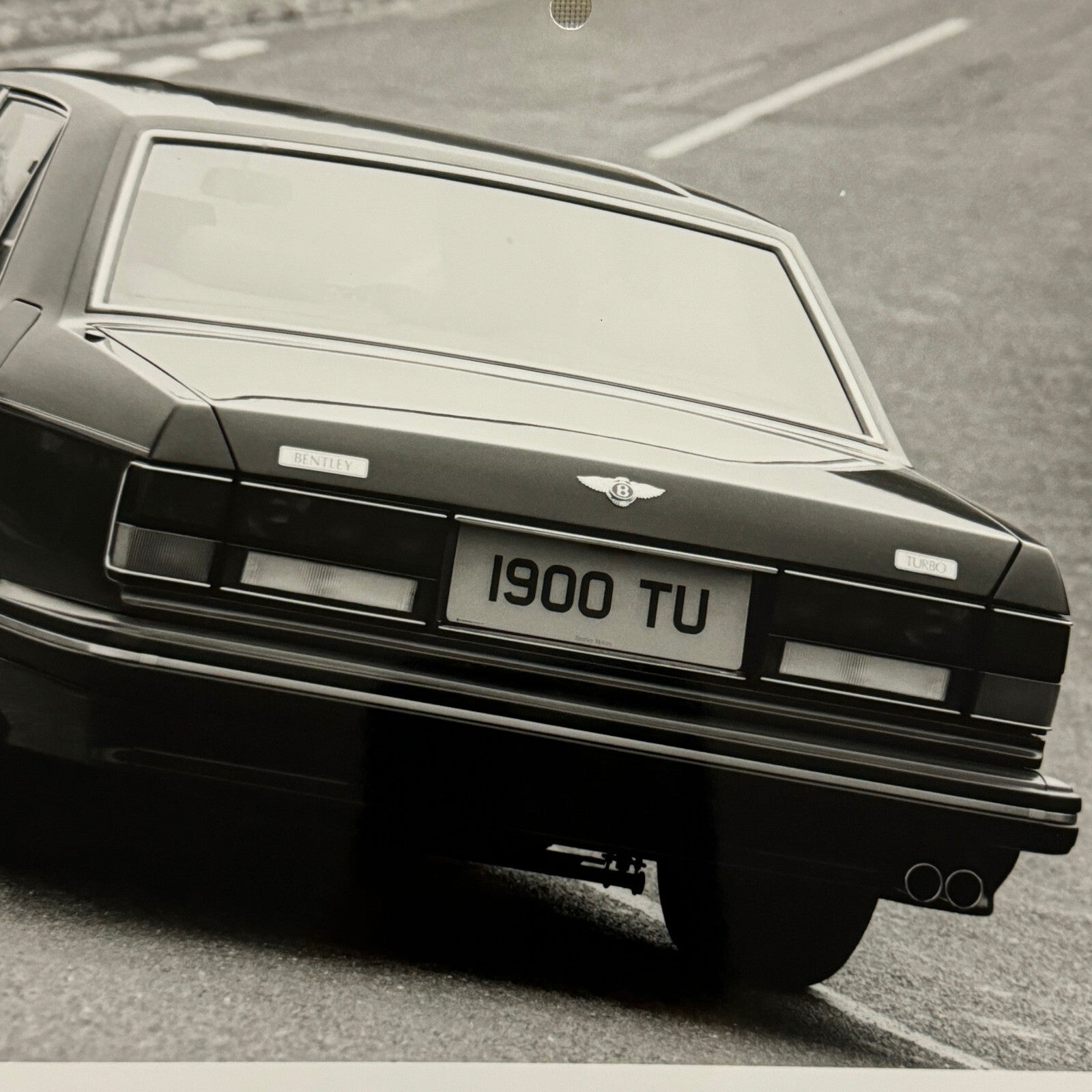 Bentley Turbo R Car Factory Press Photo Photograph Vintage