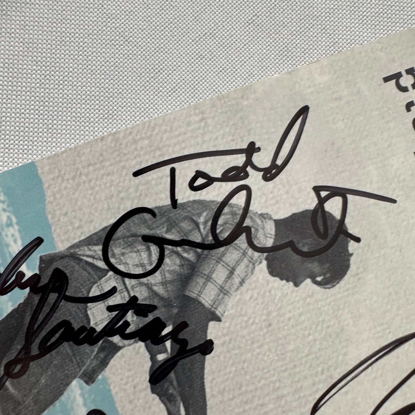 The Young Girl and the Monsoon Cast Signed Program Playbill 5x Signatures