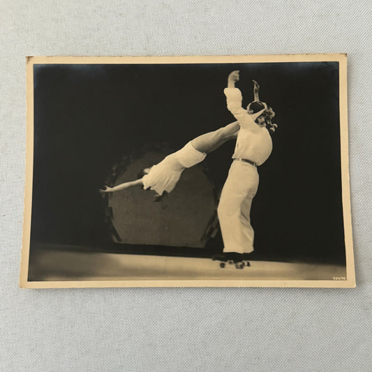 Vintage Circus Rollerskating Roller Skate Act Photo Photograph The Blizzards