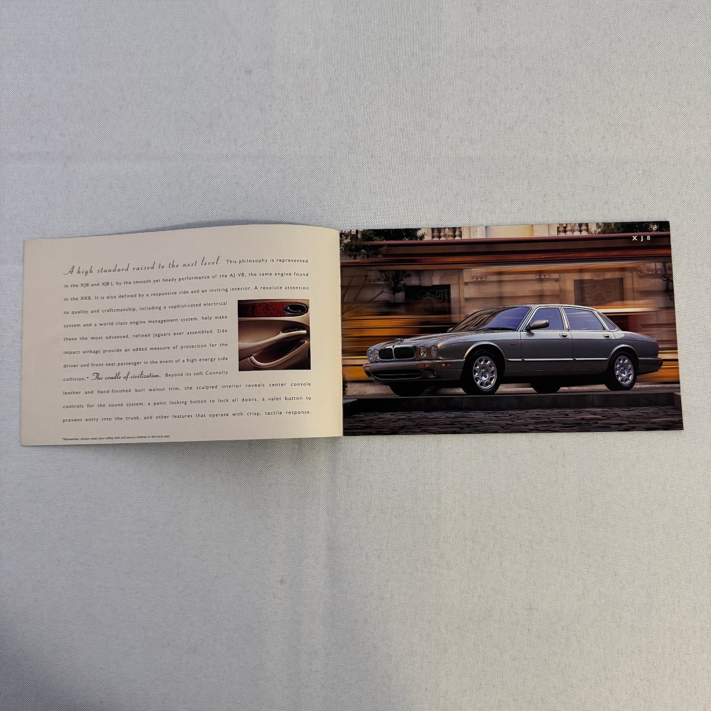 1999 Jaguar Car Brochure Catalog XK8 Coupe Convertible XJR XJ8 Vanden Plas