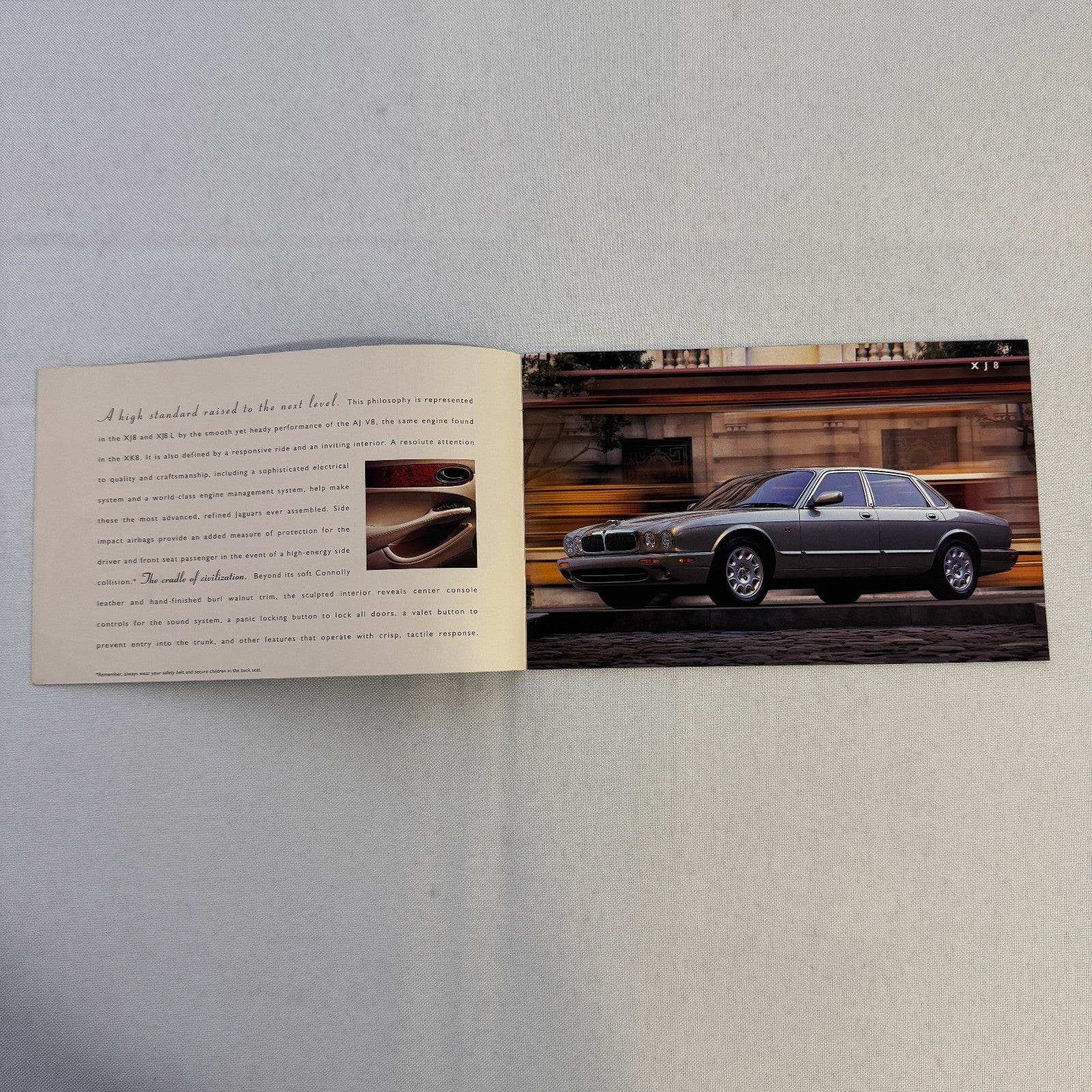 1999 Jaguar Car Brochure Catalog XK8 Coupe Convertible XJR XJ8 Vanden Plas