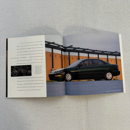 Acura Car Sales Brochure Catalog Integra NSX Legend TL 1995 1996