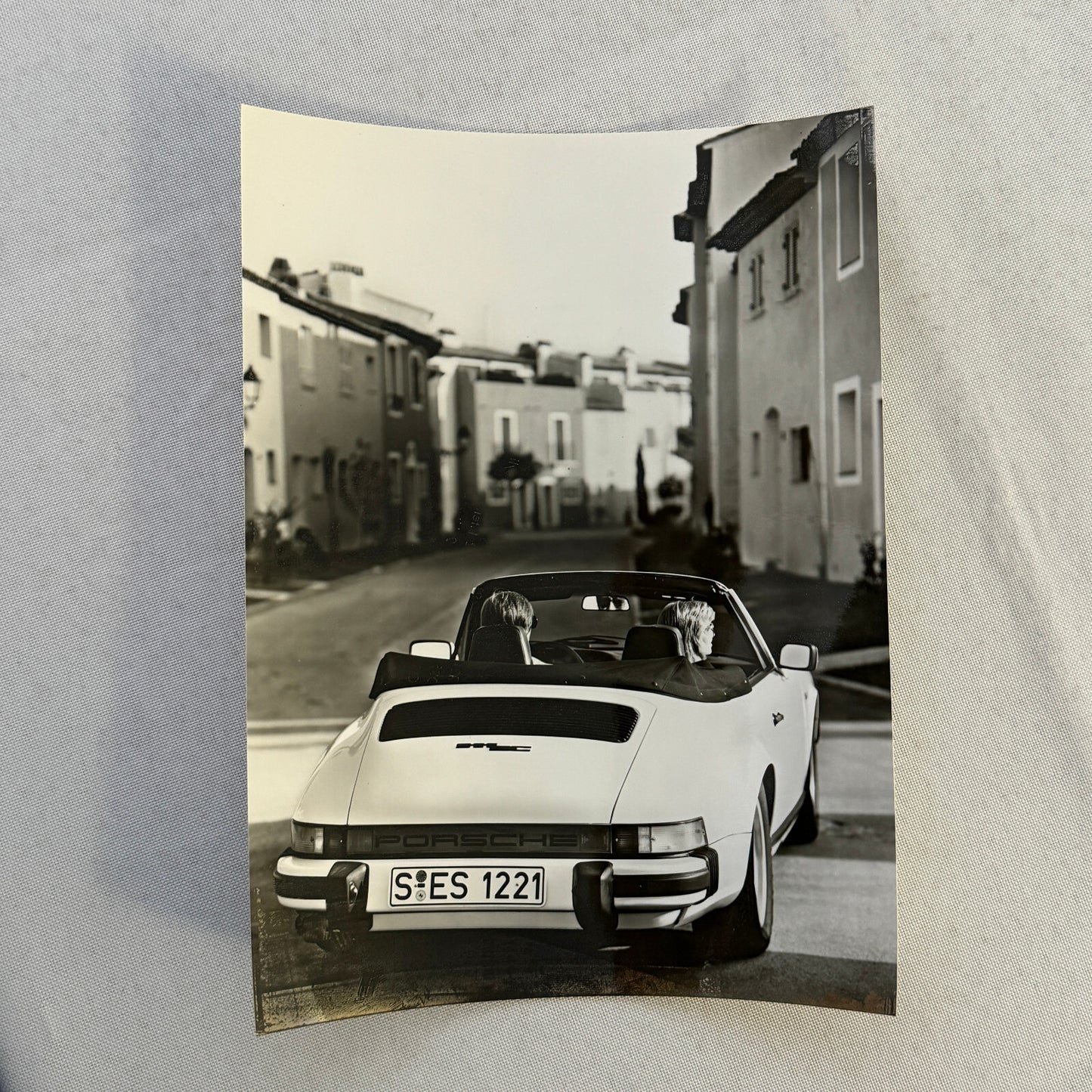 Porsche 911 SC Convertible Cabriolet Car Factory Press Photo Photograph