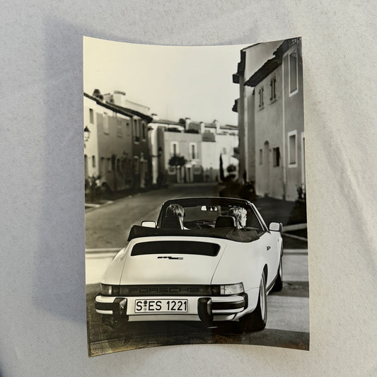 Porsche 911 SC Convertible Cabriolet Car Factory Press Photo Photograph