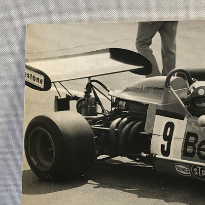 Vintage Racing Car Photo Photograph Print Team Beta Tag 209