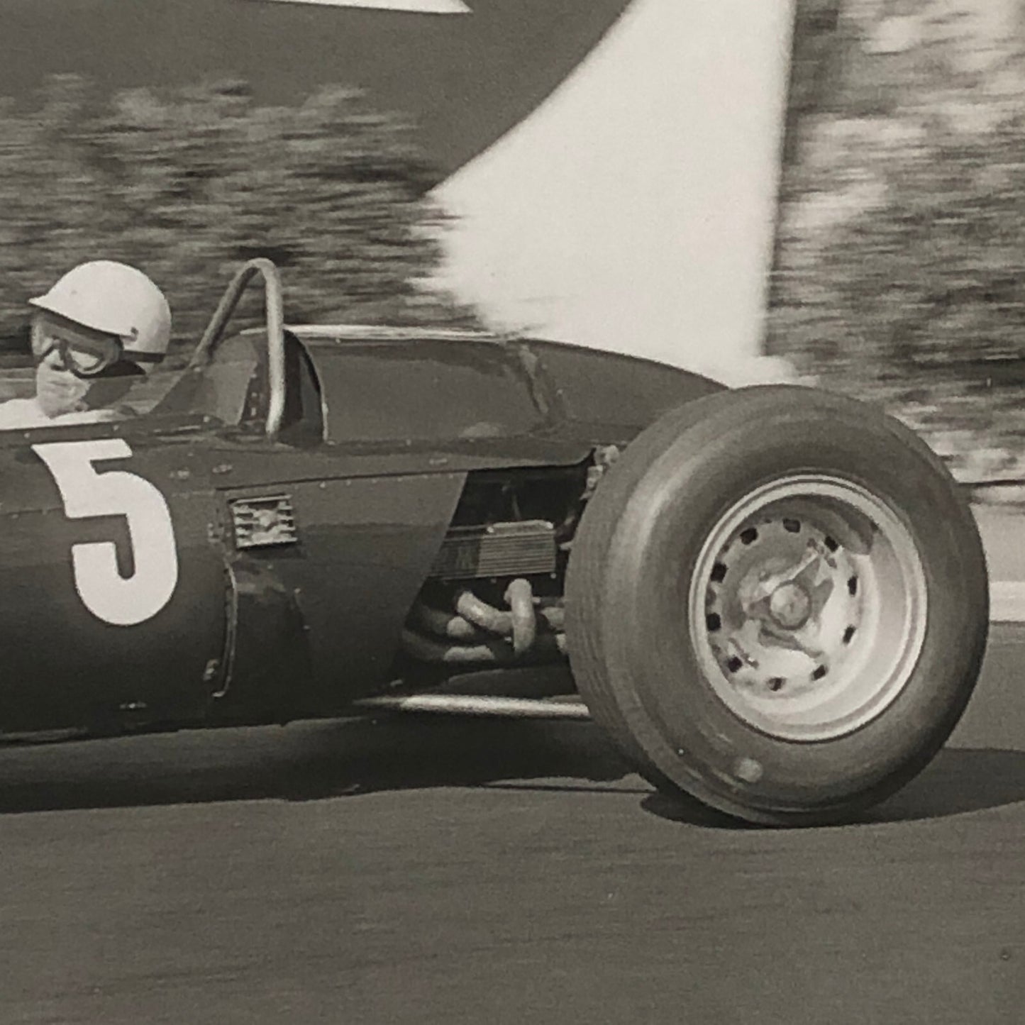 Vintage Racing Car Driver Grand Prix Racing Car Photo Photograph Gunther Molter