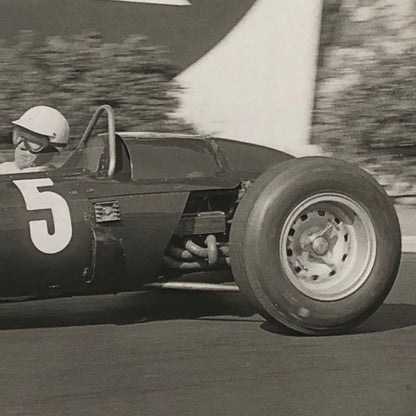 Vintage Racing Car Driver Grand Prix Racing Car Photo Photograph Gunther Molter