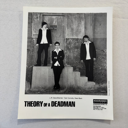 Theory of a Deadman Music Publicity Press Photo Photograph