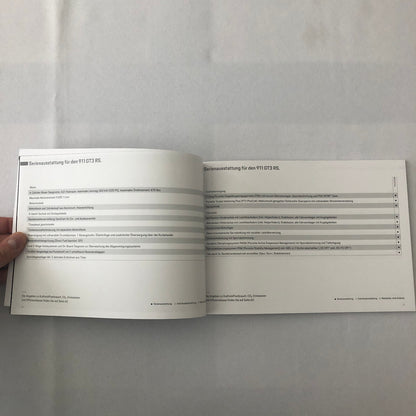 Porsche 911 GT3 RS Sales Brochure Catalog Book Porsche GT3RS GERMAN 2018