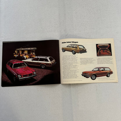 1975 Pontiac Astre Car Sales Brochure Catalog SJ Safari Wagon Hatchback Coupe