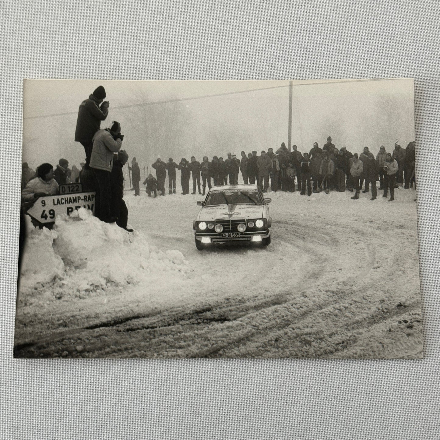 1980 Rallye Monte Carlo Press Photo Photograph DPPI Mercedes Benz 280CE 280E 280