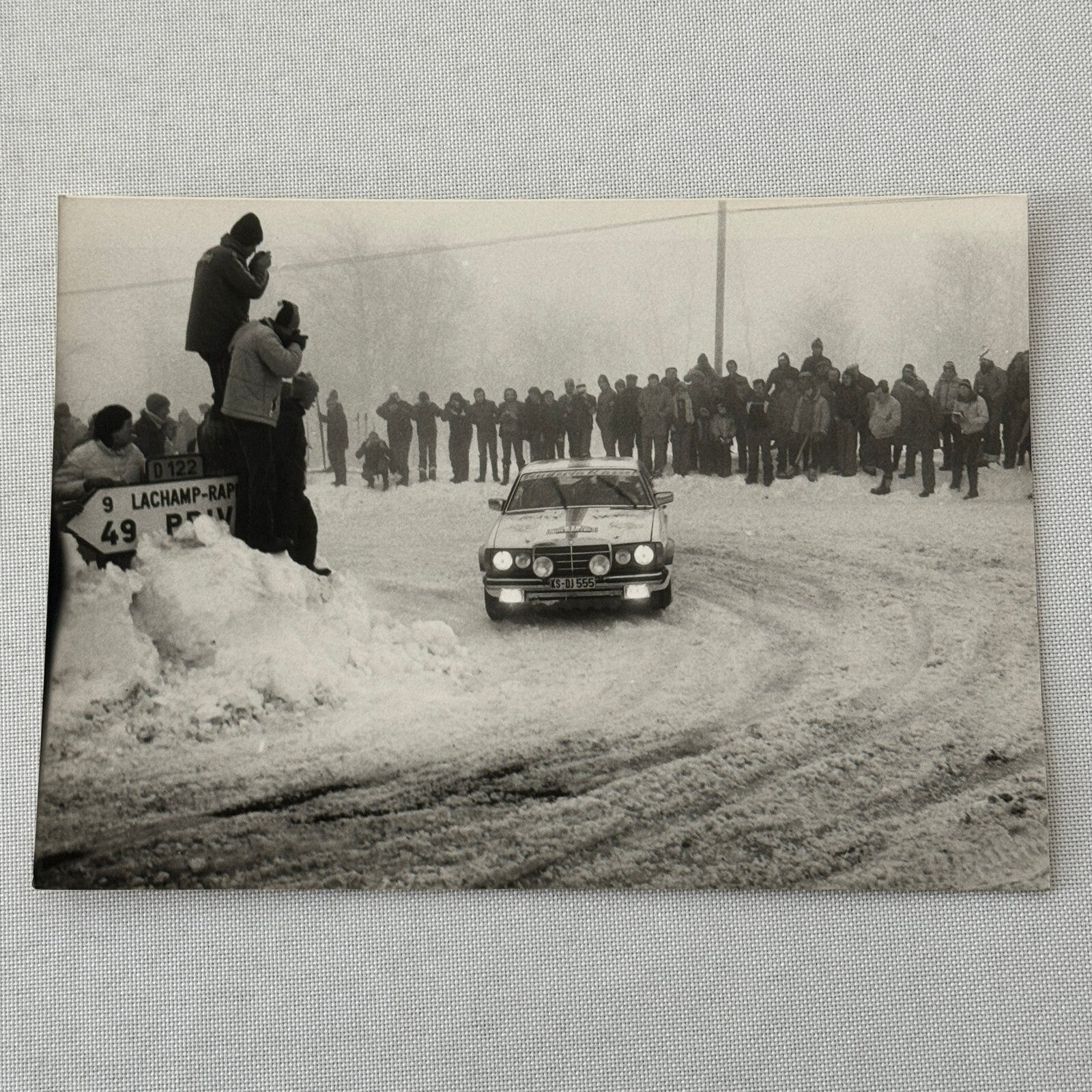 1980 Rallye Monte Carlo Press Photo Photograph DPPI Mercedes Benz 280CE 280E 280