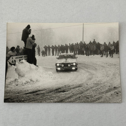 1980 Rallye Monte Carlo Press Photo Photograph DPPI Mercedes Benz 280CE 280E 280