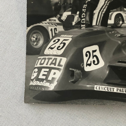 Vintage Motorcycle Sidecar Racing Photo photograph Germany Side Car