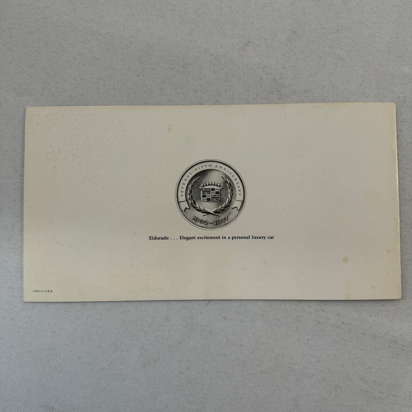 1977 Cadillac Eldorado Car Sales Brochure Catalog Eldorado Custom Biarritz